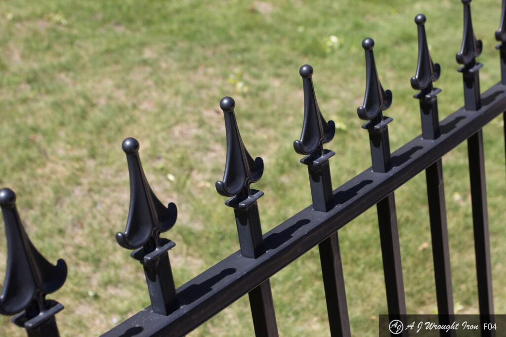 decorative wrought iron fence custom security fences in Calgary