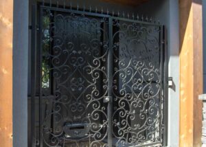 exterior wrought iron gate