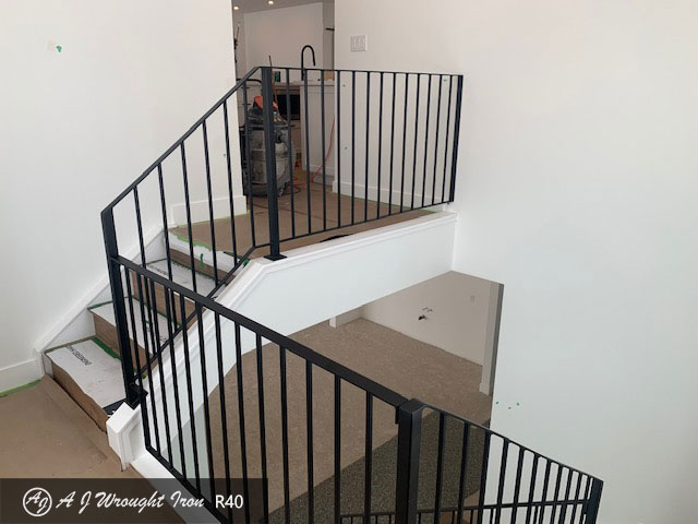 Simple staircase railing
