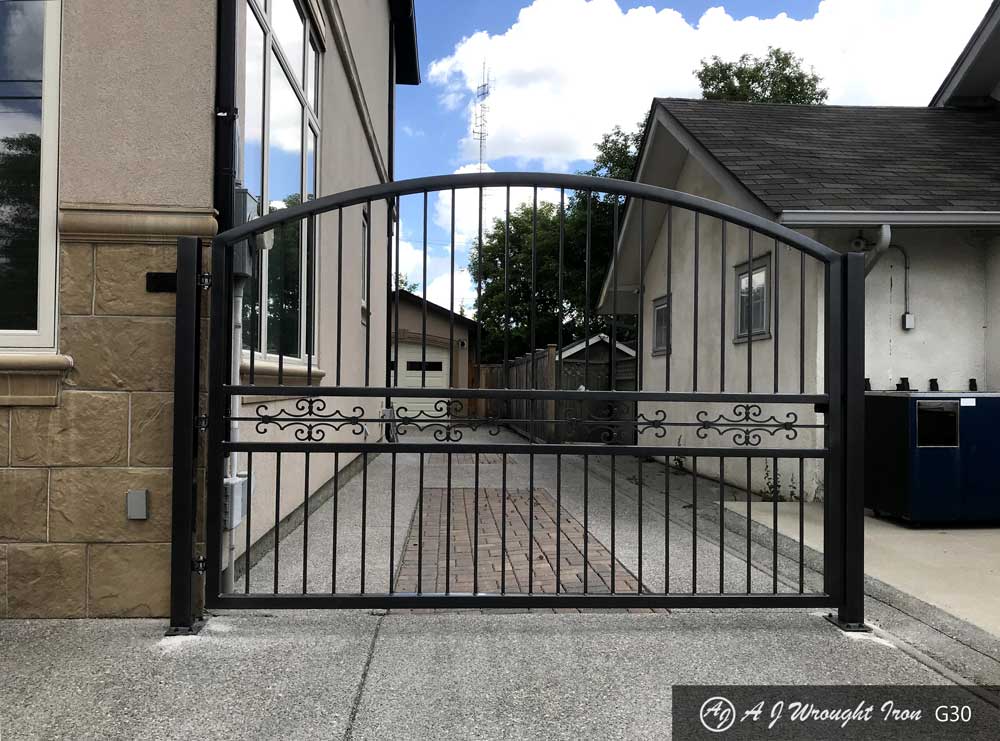 Metal Driveway Gates: classic ornamental & modern design - AJ Wrought Iron