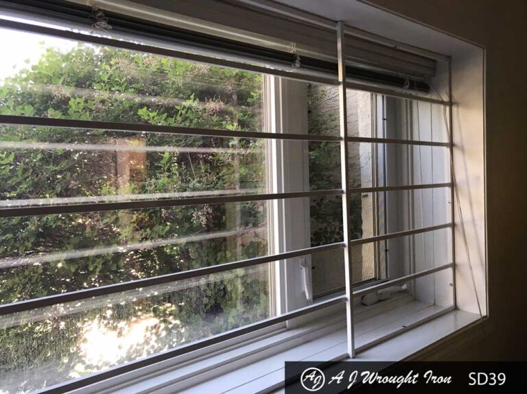 window bars on residential room