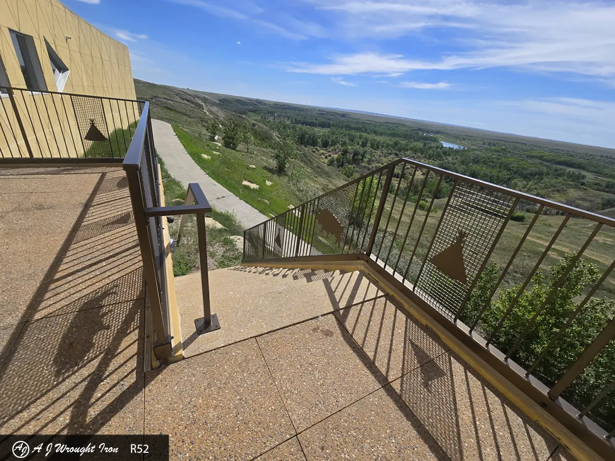 Blackfoot Crossing reservation building railing