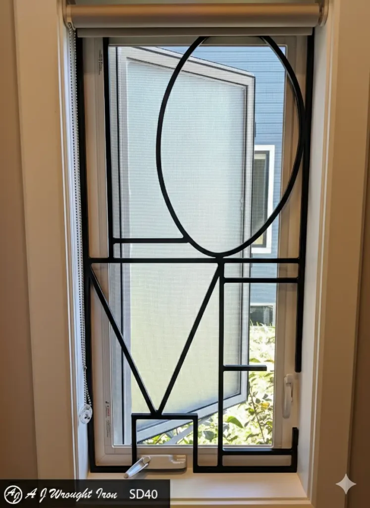 windows bar design that spells the word LOVE