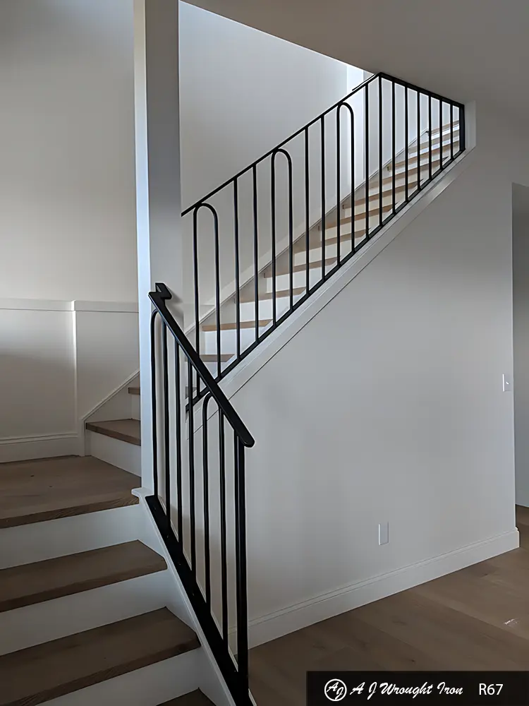 Featured image for “Staircase railing in multi-level home”